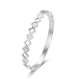 Hollow Shell Bracelet High Cubic Zircon Stainless Steel