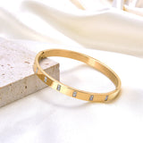 High-end 6mm Crystal Bangle for Women