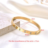 High-end 6mm Crystal Bangle for Women