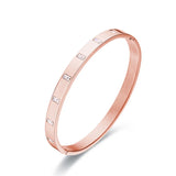 High-end 6mm Crystal Bangle for Women