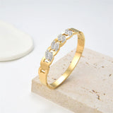Temperament Stone Titanium Steel Bracelet Vacuum Plating