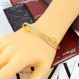 Roman Numeral Round Circle Bracelet Titanium Hollow Jewelry