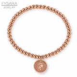 Stainless Steel Charm Beaded Bracelets For Women Queen Beads Jewelry