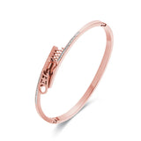 Zipper Bangles Zirconia Crystals Charm Cuff Bracelet