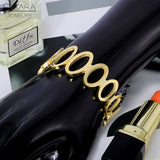 Hollow Round Circle Bangle Cuff Bracelet Women Accessories