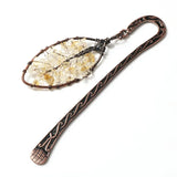Labradorite Stone Bookmark Pendant Amethyst Tree of Life Jewelry