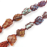 Quartz Stone Pendant with Tassels for Anniversary Gift Jewelry