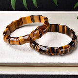 Tiger Eye Stone Bangle for Anniversary Gift Jewelry