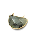 Double Buckle Pendant Clear Quartz Jewelry