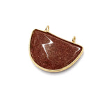 Double Buckle Pendant Clear Quartz Jewelry