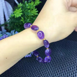 FYSL Amethysts Stone Stretchy Bracelet
