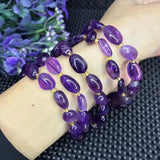 FYSL Amethysts Stone Stretchy Bracelet
