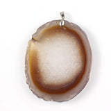 Irregular Shape Agates Pendant Ethnic Style Jewelry