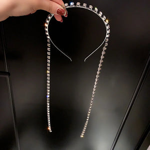 Rhinestone Tassel Hair Clip Wedding Hair Jewelry