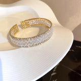 Geometric Crystal Bracelet Beads Cuff Bracelets Weddings Party Jewelry
