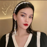 Korea Style Tassel Rhinestone Headband Wedding Hair Accessory