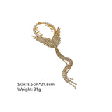 Rhinestone Tassel Hairpins for Women Wedding Jewelry