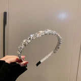 Geometric Crystal Hairbands for Women Headwear Wedding Hair Accessories