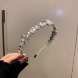 Geometric Crystal Hairbands for Women Headwear Wedding Hair Accessories