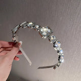 Geometric Crystal Hairbands for Women Headwear Wedding Hair Accessories