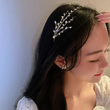 Crystal Leaf Branch Hairbands Wedding Headwear