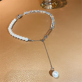 Geometric Zircon Crystal Choker Necklace