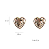 Geometric Rhinestone Ear Clip