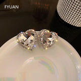 Geometric Rhinestone Ear Clip