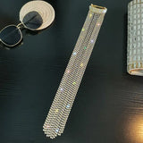 Colorful Rhinestone Hairpins Tassel Hair Accessories Wedding Jewelry