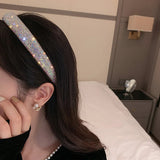 Silver Rhinestone Headband for Women Hair Accessories