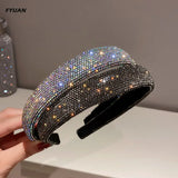 Silver Rhinestone Headband for Women Hair Accessories