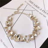 Clear Crystal Choker Necklaces Water Drop Pendant for Women Weddings