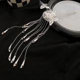 Vintage Butterfly Hairpins Long Tassel Headwear Wedding Accessories