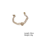 Vintage Pearl Choker Necklaces Short Crystal Necklaces Weddings Bride