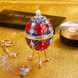 Faberge-Egg Series Hand Painted Jewelry Trinket Box