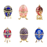 Faberge-Egg Series Hand Painted Jewelry Trinket Box
