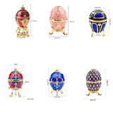 Faberge-Egg Series Hand Painted Jewelry Trinket Box
