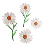 Butterfly Flowers Embroidery Applique Stickers DIY Crafts Patches Iron Sew