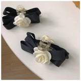 Fabric Flower Bow Hairpin Girl Grip Hair Accessories