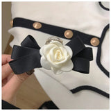 Fabric Flower Bow Hairpin Girl Grip Hair Accessories