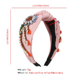 Rhinestone Headband Sunflower Hairband Hair Jewelry
