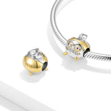 Face Figurines Bead for Women DIY Jewelry 925 Sterling Silver Charm