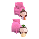 Flower Pot Silicone Mold Succulent Planter Concrete Mold DIY Pen Holder