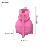 Face Flower Pot Silicone Mold Succulent Planter Concrete Pen Holder Mold