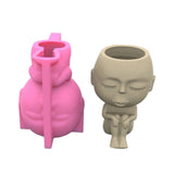Flower Pot Silicone Mold - Succulent Planter Concrete Mold