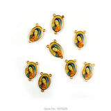Our Lady of Guadalupe Rosary Center Necklace