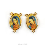 Our Lady of Guadalupe Rosary Center Necklace