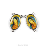 Our Lady of Guadalupe Rosary Center Necklace