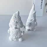 Christmas Candle Mold Santa Gnome Silicone Soap Mould