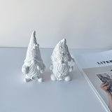 Christmas Candle Mold Santa Gnome Silicone Soap Mould